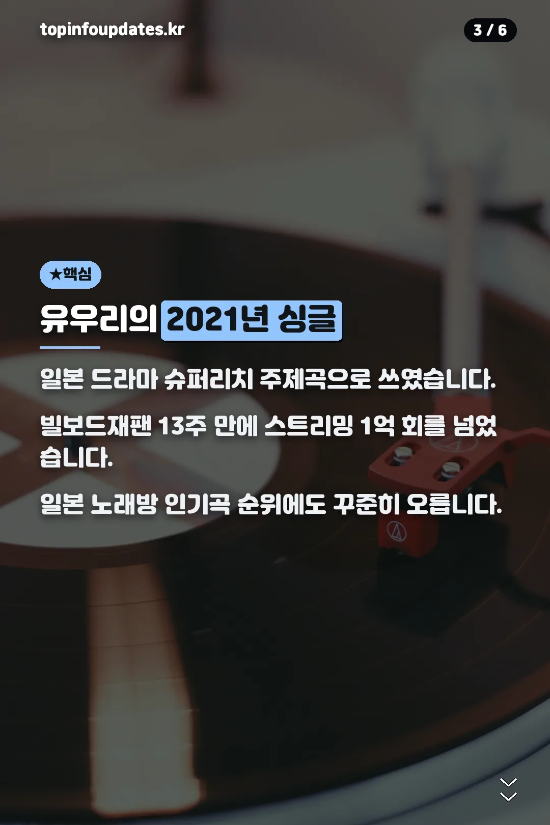 유우리 곡 정보