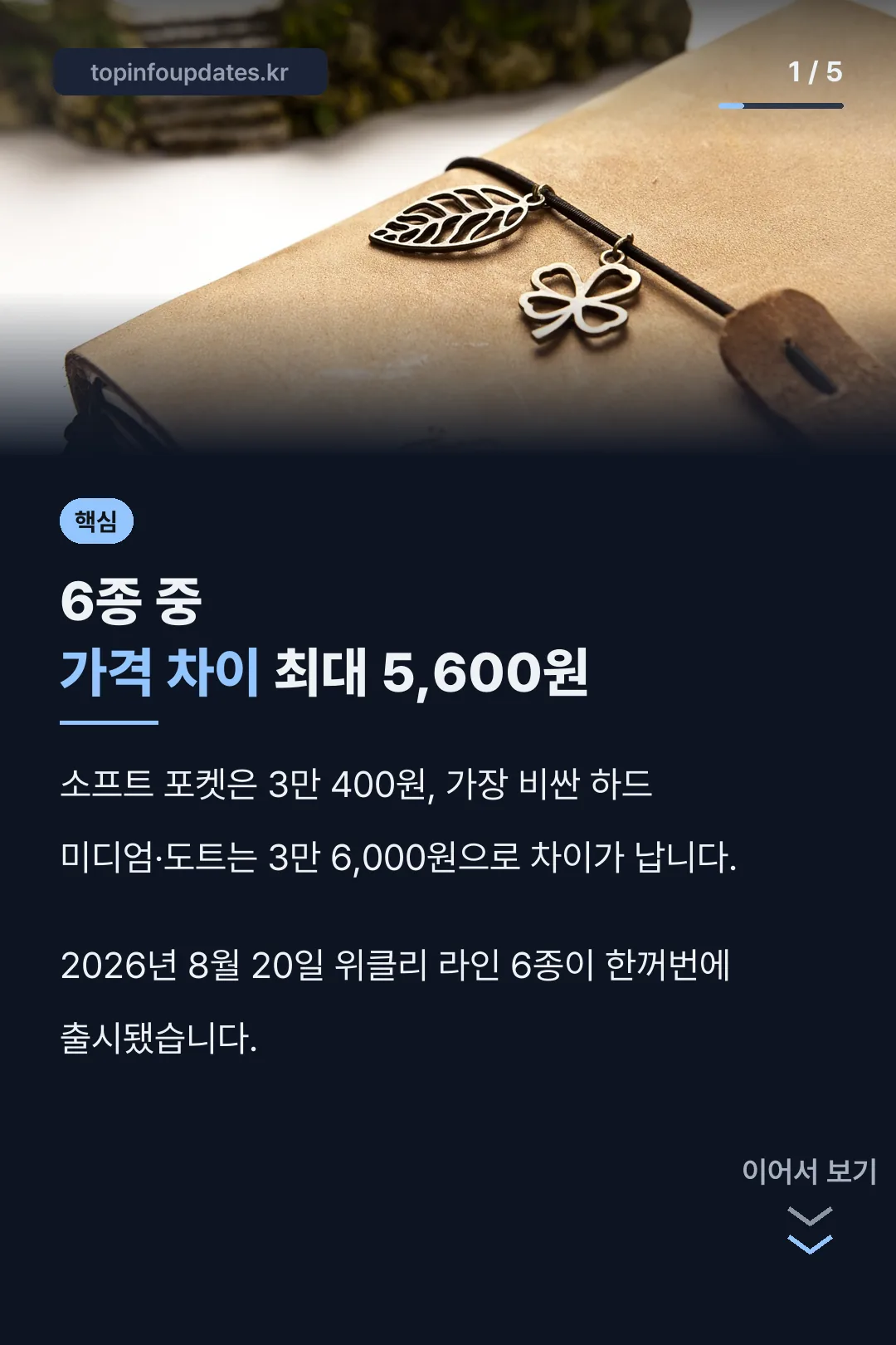 6종 가격 차이 핵심